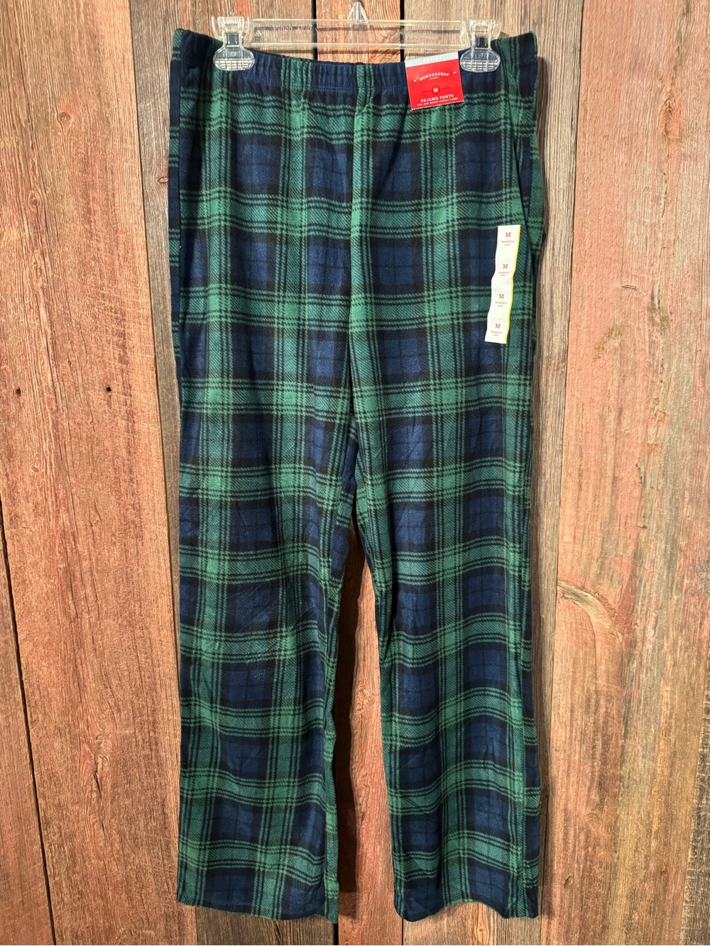 Wondershop Navy and Green Plaid Women’s Medium Sleepwear Pants
